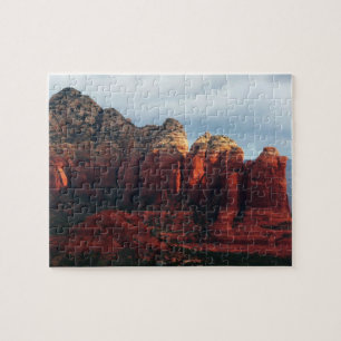Cloudy Coffee Pot Sten i Sedona Arizona Pussel