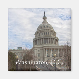 Cloudy Day i Huvudstad Magnet