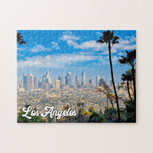 Cloudy Day over Los Angeles, Kalifornien Pussel