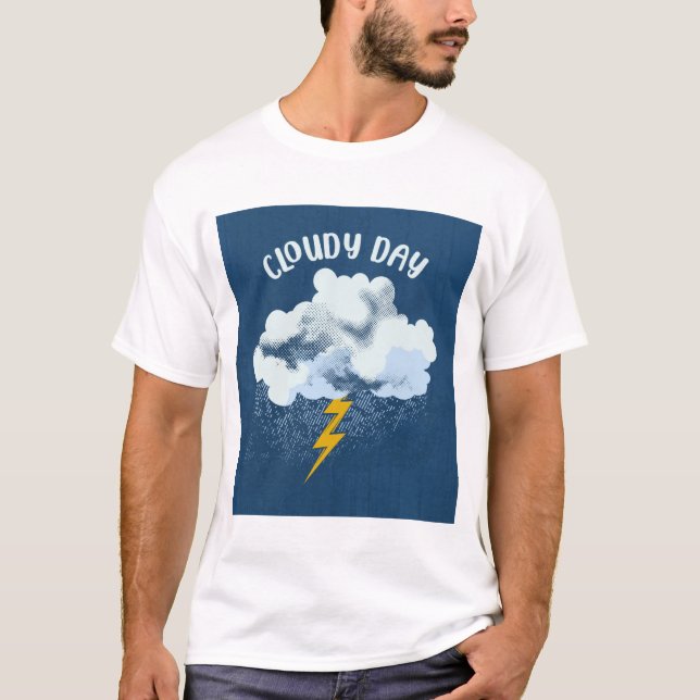 Cloudy Day T Shirt (Framsida)
