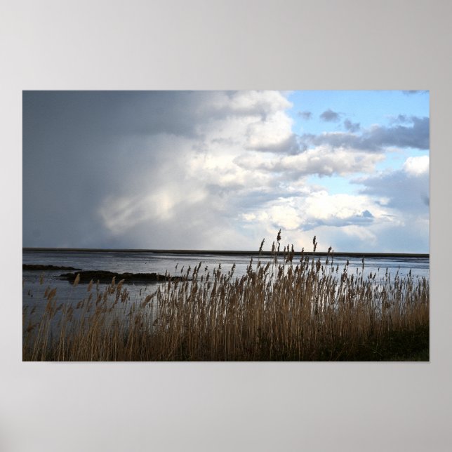 Cloudy Day Waterscape Poster (Framsidan)