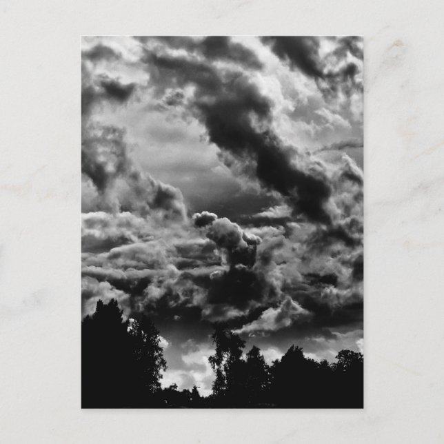 Cloudy Evening Vykort (Framsida)