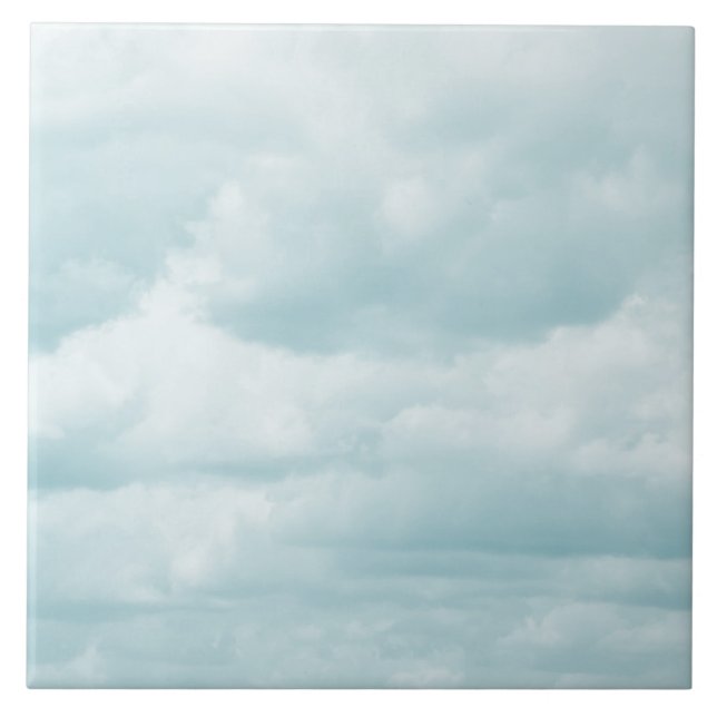 Cloudy himlar Ceramic Tile Kakelplatta (Framsidan)
