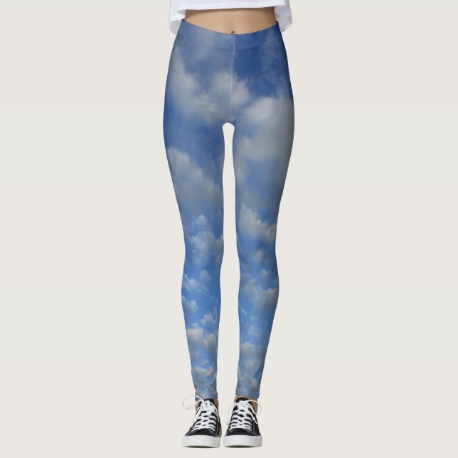 Cloudy himlar leggings (Framsida)