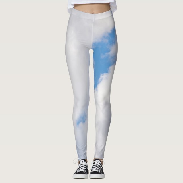Cloudy himlar leggings (Framsida)