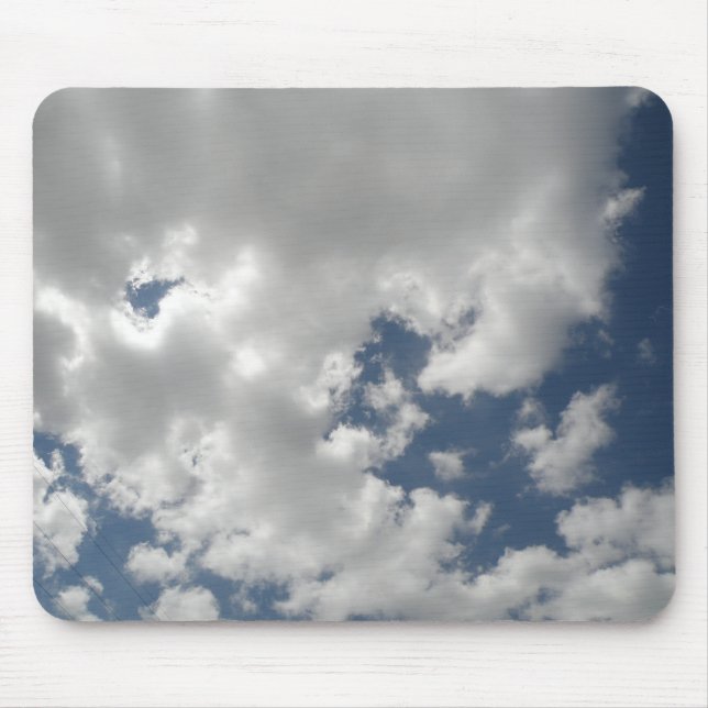 Cloudy Himlar Mousepad Musmatta (Framsidan)