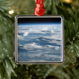 Cloudy Himlar over Sudan Julgransprydnad Metall