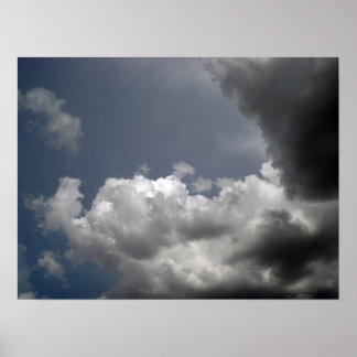 Cloudy Himlar Poster