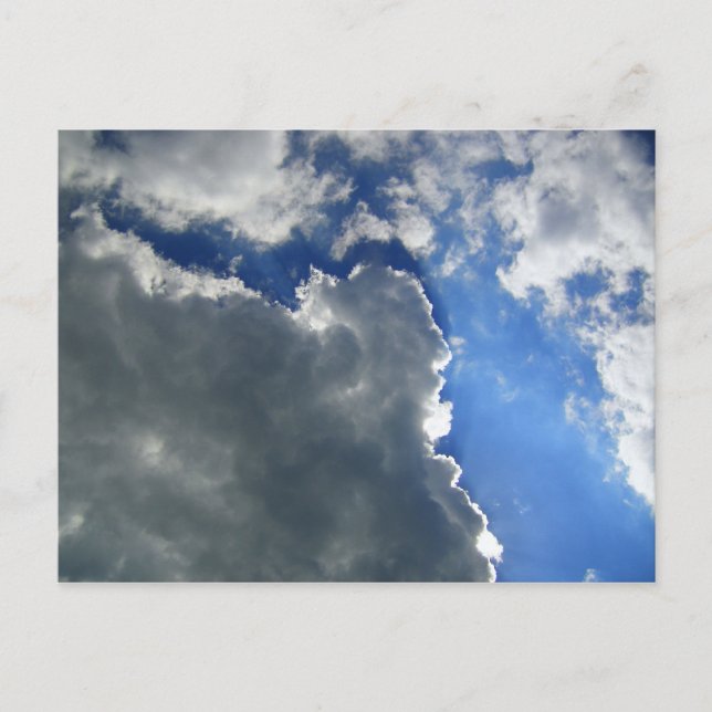 Cloudy Himlar Vykort (Framsida)