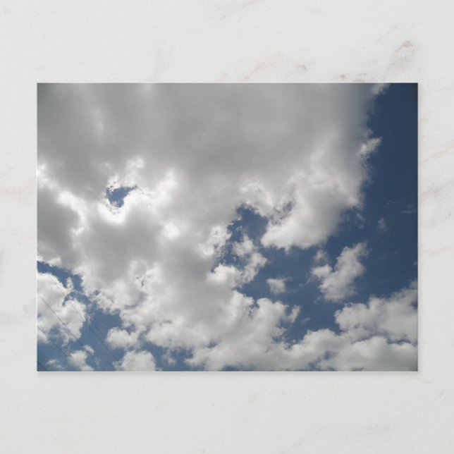Cloudy Himlar vykort (Framsida)
