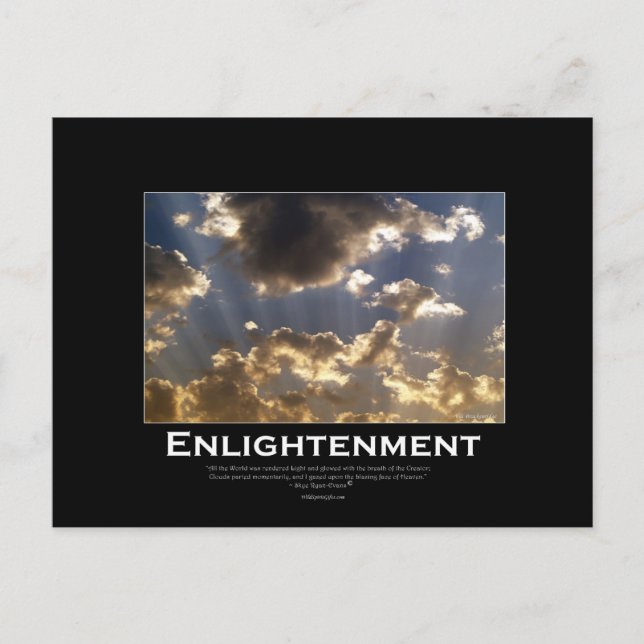 Cloudy Himmel inspirationskort Vykort (Framsida)