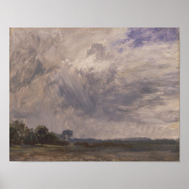 Cloudy Himmel Study - John Constable Poster (Framsidan)