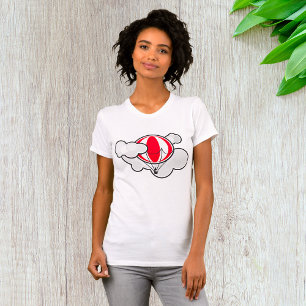 Cloudy Luftballong Womens T-Shirt