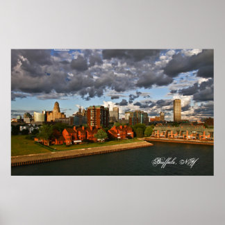 Cloudy med en chans till Buffalo. Poster