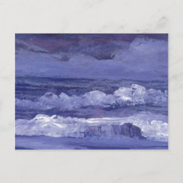 Cloudy Night Sea - CricketDiane Ocean Art Vykort
