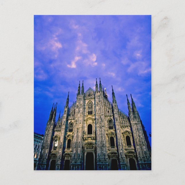 Cloudy Sunrise - Duomo - Milano, Italia - vykort (Framsida)