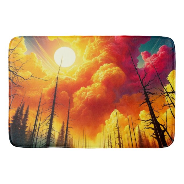 Cloudy Sunset Badrumsmatta (Framsidan)