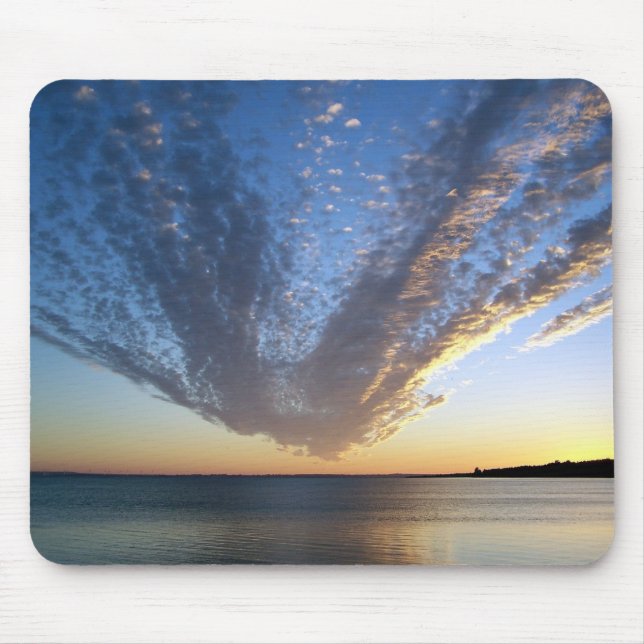 Cloudy Sunset Mousepad Musmatta (Framsidan)