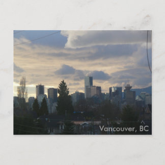 Cloudy Vancouver, BC Vykort