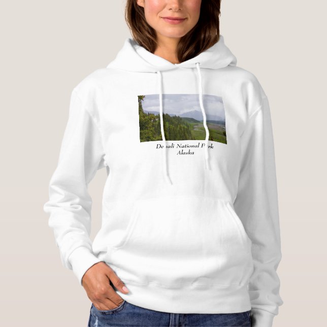 Cloudy vid Denali T Shirt (Framsida)