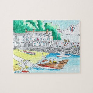 Clovelly, Devon, England Jigszle Puzzle Pussel