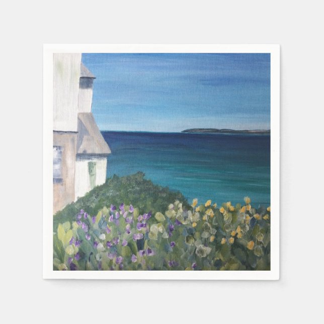 Clovelly Devon Pappersservett (Framsidan)