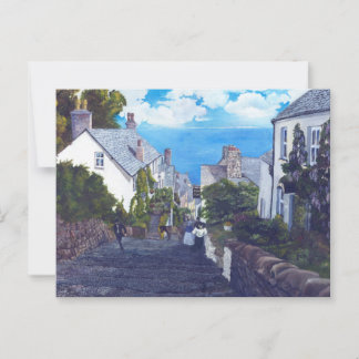 Clovelly Print Vykort