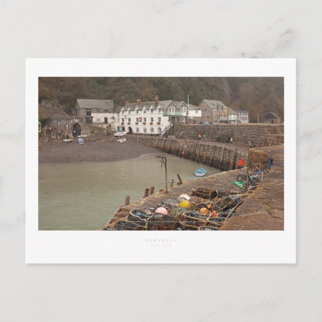 Clovelly Vykort (Framsida)