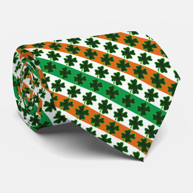 Clover Irländska Ränder St. Patrick's Day Slips (Rullad)