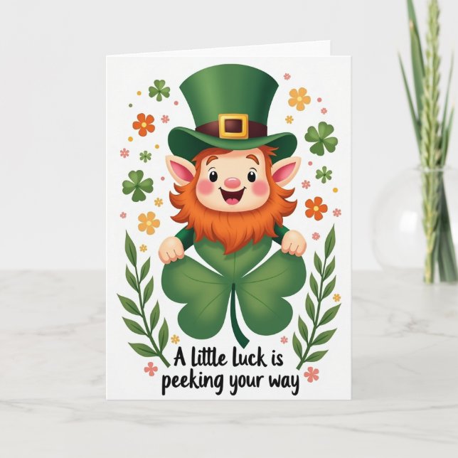 Clover Luck Scene Greats Card Kort (Framsida)