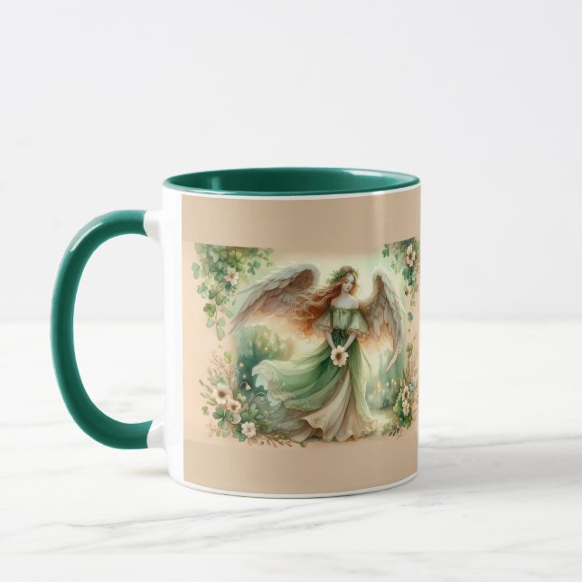 Clover Serenity Angel Coffee Cup Mug Mugg (Vänster)