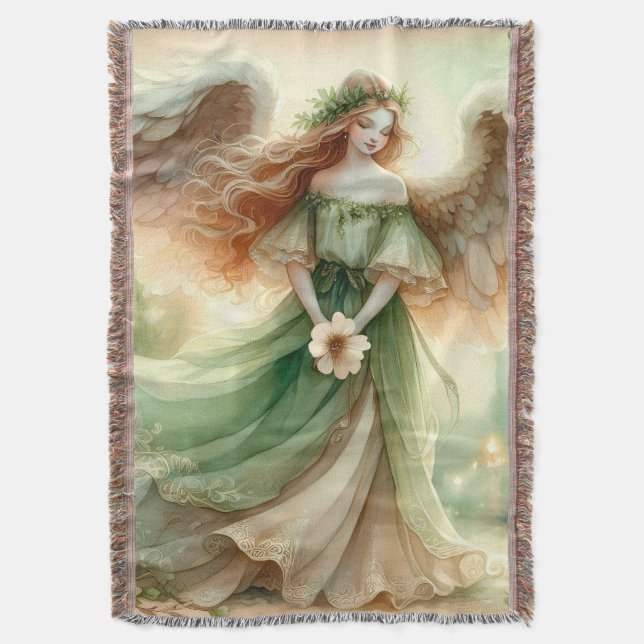 Clover Serenity Angel Filt (Framsidan Vertikal)