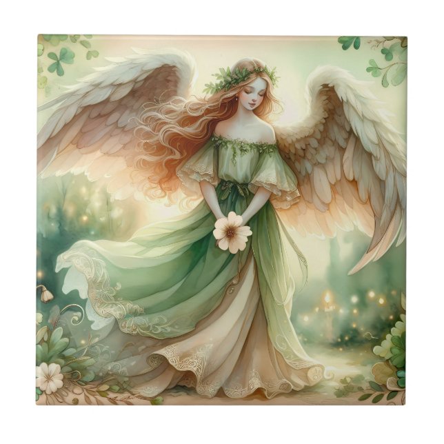 Clover Serenity Angel Kakelplatta (Framsidan)