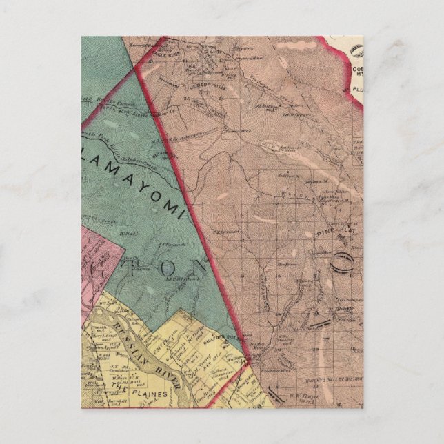 Cloverdale, Washington, Mendocino Vykort (Framsida)