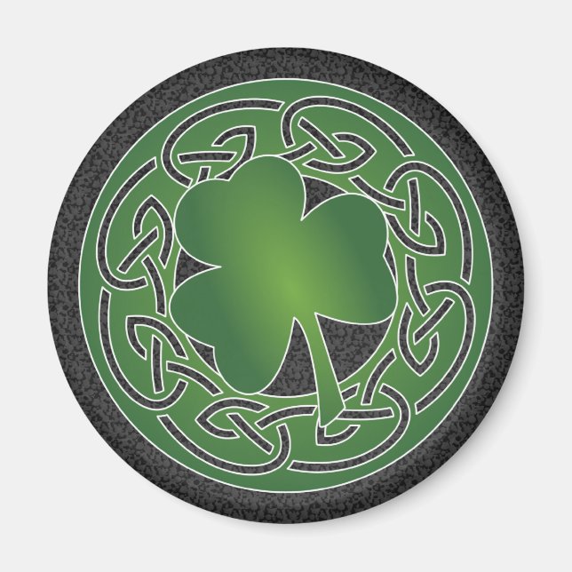 Cloverleaf - St patrick's day Magnet (Framsidan)