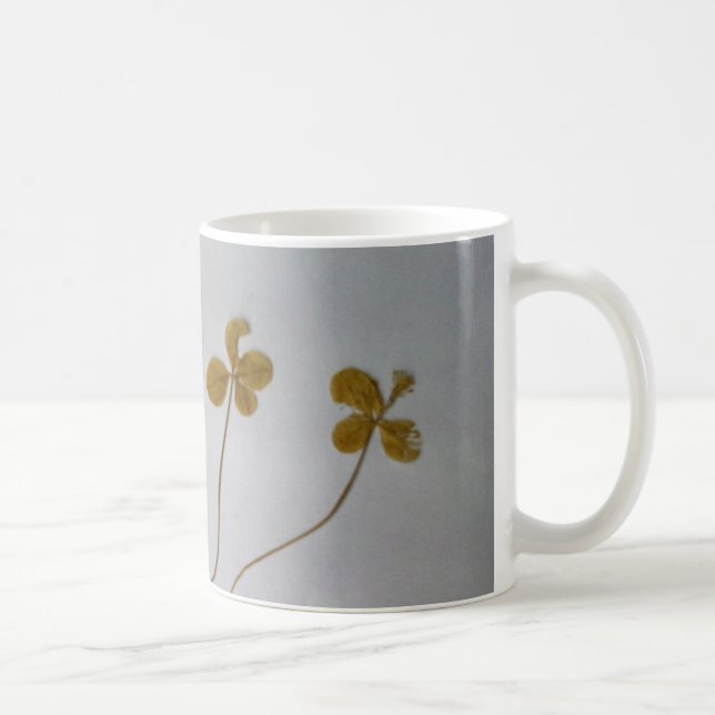 Clovers Glücksklee Vergänglichkeit Tasse Kaffemugg (Höger)