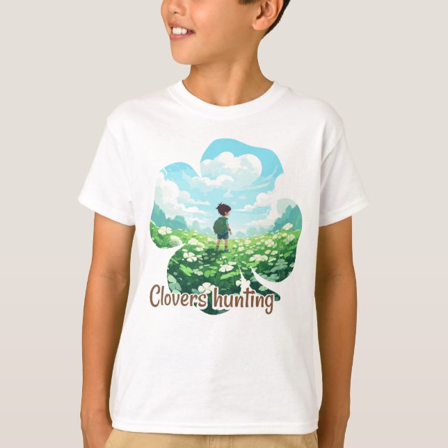 Clovers hunting t shirt (Framsida)
