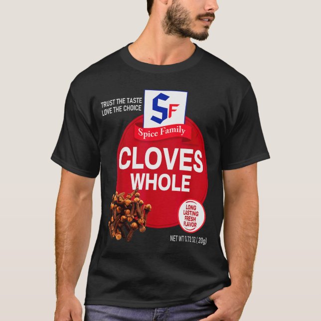 Cloves Whole Halloween Sce Costume Group Matching  T Shirt (Framsida)