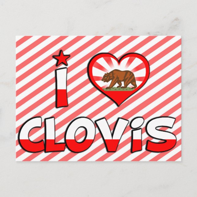 Clovis, CA Vykort (Framsida)