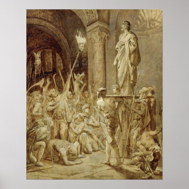 Clovis Carried Shield Poster (Framsidan)