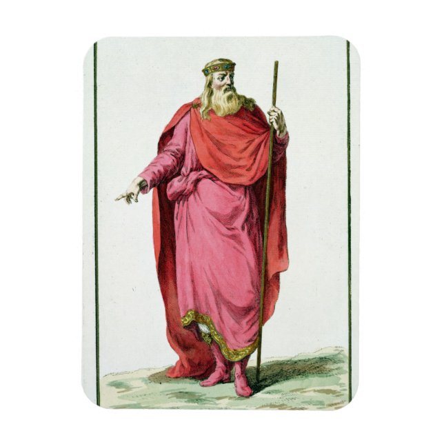 Clovis I (481-511) Kung i Salian Franks från Magnet (Vertikal)