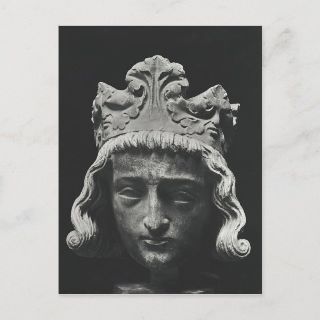 Clovis II, Merovingian Frankish Vykort (Framsida)