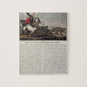 Clovis mig (c.466-511) på striden av Tolbiac, 496 Pussel