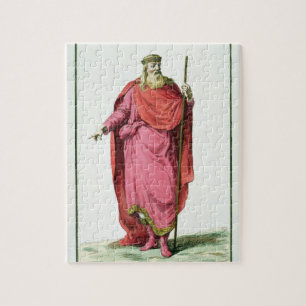 Clovis mig kung (för 481-511) av de Salian Pussel