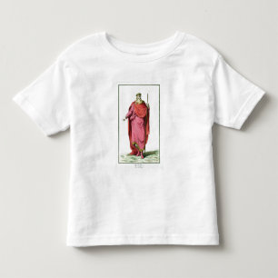 Clovis mig kung (för 481-511) av de Salian T-shirt