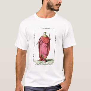 Clovis mig kung (för 481-511) av de Salian Tee Shirt