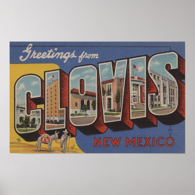 Clovis, New mexico - stora Brev-scener Poster (Framsidan)