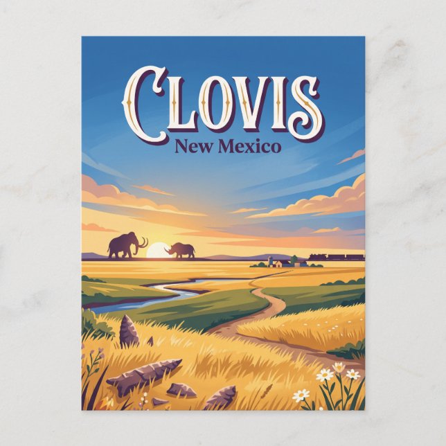Clovis, New Mexico Vykort (Framsida)