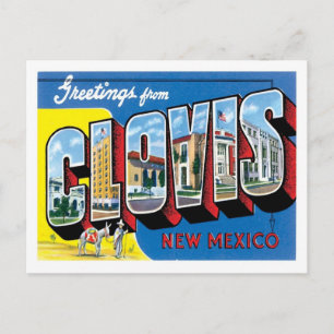 Clovis NM United Stater City Vykort