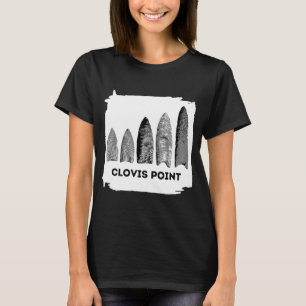 Clovis Point Arrowhad Native American Artifact Hu T Shirt